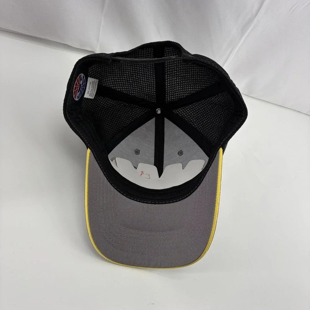 Pennzoil 400 Las Vegas Hat Mens Snapback Black Gray NASCAR Racing Trucker Cap